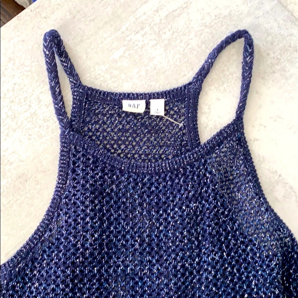 NWOT! Shiny Gap Top